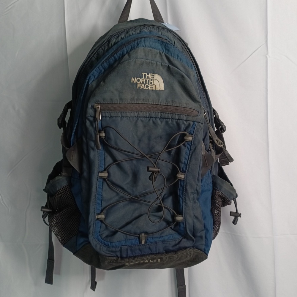 The North Face Borealis Backpack Blue Grey Outdoor Hiking Travel Bag s12